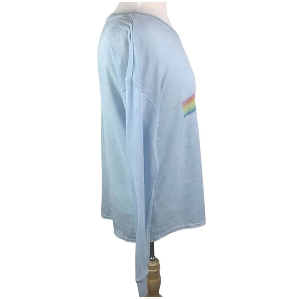 ✨Polaroid Blue Retro Light Crewneck Sz XL Blue Sweatshirt✨ - Picture 5 of 11
